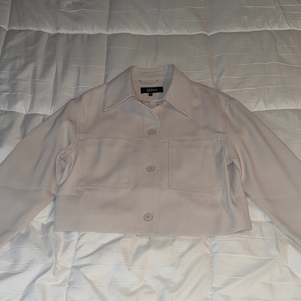 Quince Women's Light Tan Utility Jacket